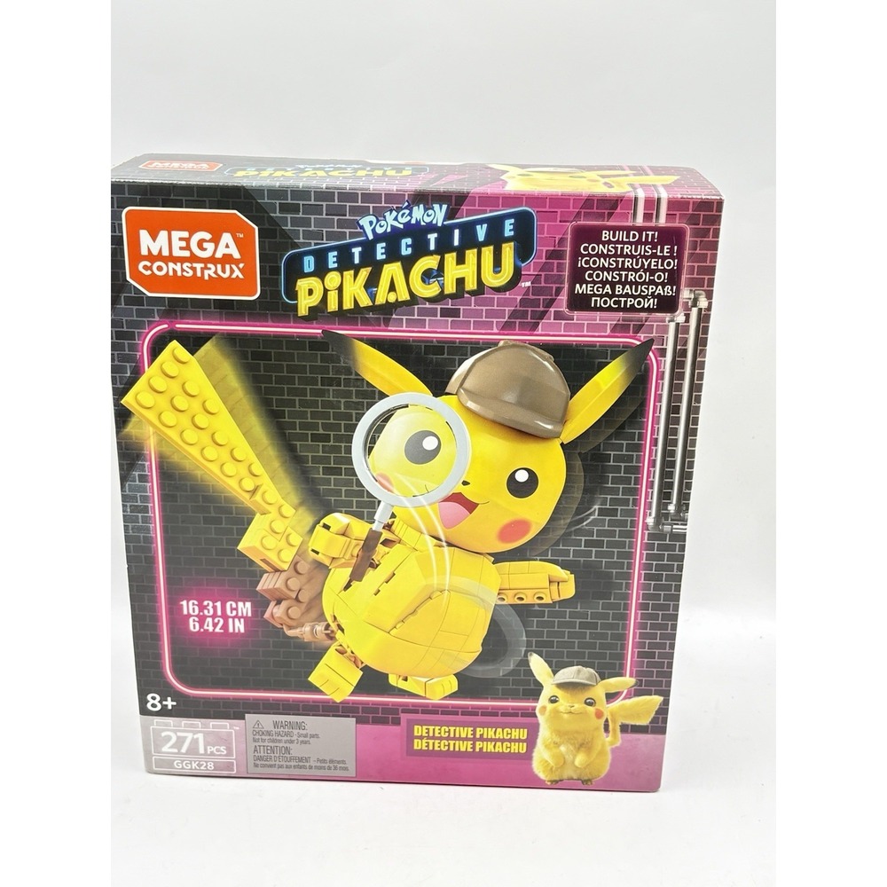 Mega Construx Pokemon Detective Pikachu Set 271 Pieces Retired Hard To Find